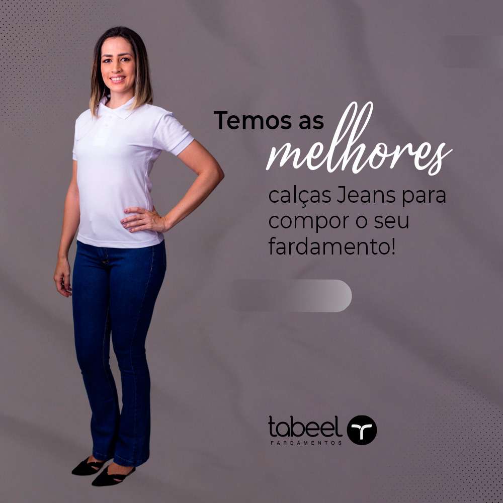 Temos as melhores calças jeans para compor o seu fardamento!